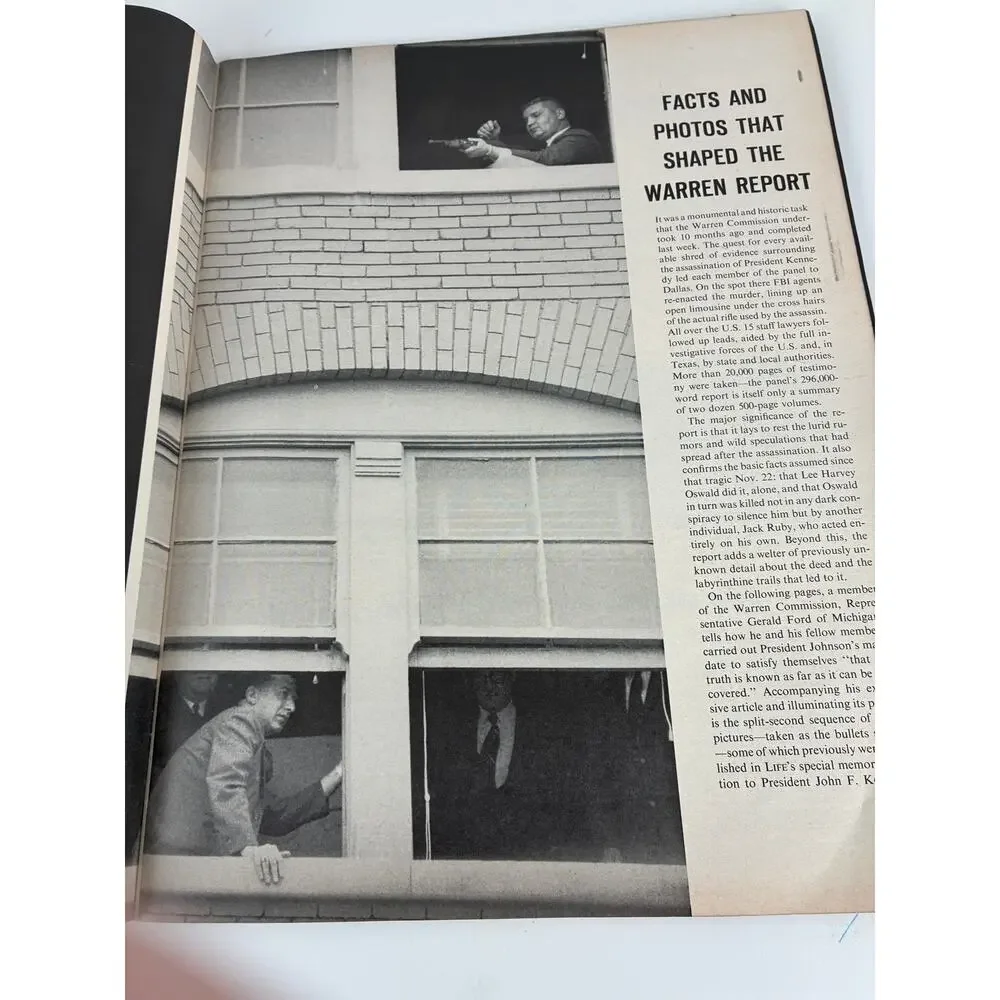 Life Magazine The Warren Report 10/2/64 Assassination of JFK Original V56 #14